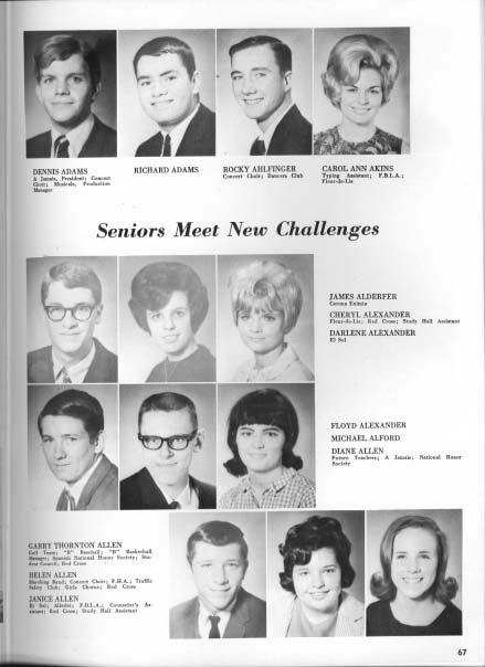 Senior Class of 1967